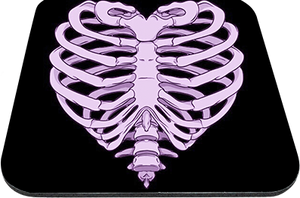 Ribcage Heart 9x7" Mousepad