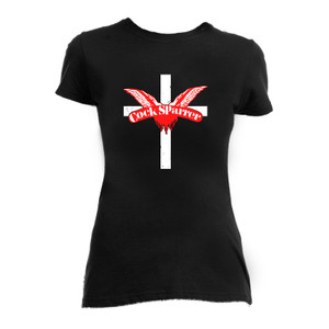 Cock Sparrer - Cross Girls T-Shirt *LAST ONES IN STOCK*