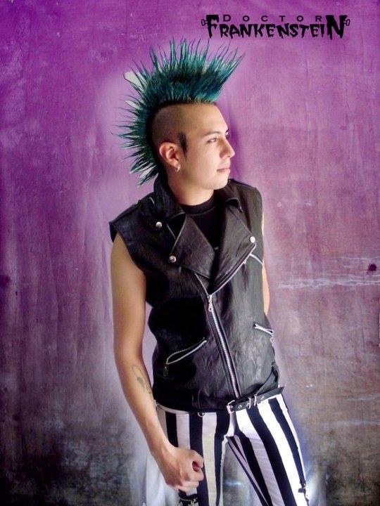 Dr. Frankenstein - Faux Leather Vest with Spikes