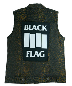 Black Flag 13.5" x 10.5" Color Backpatch