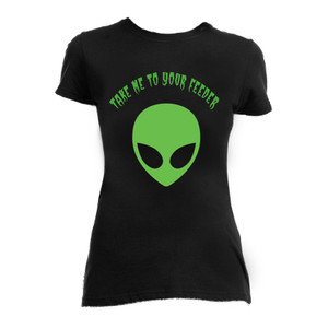 Take Me To Your Feeder Alien Blouse Shirt * LAST IN STOCK*