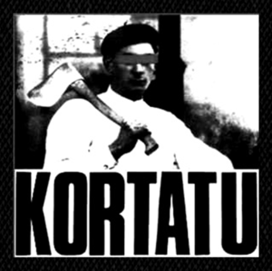 Kortatu  LP cover 5x5" Printed Patch