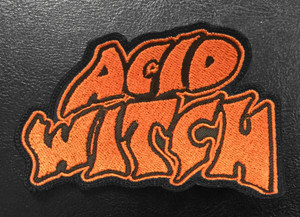 Acid Witch Orange 4x2.5" Embroidered Patch