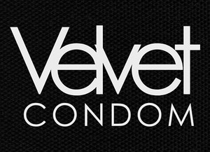 Velvet Condom Logo 5x3" Printed Patch