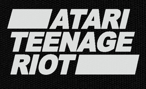 Atari Teenage Riot Logo 5x4" Printed Patch