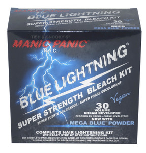 Blue Lightning Bleach Kit 30 Vol with Mega Blue Powder