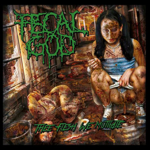 Fecal God - Thee Flesh We Mutilate 4x4" Color Patch