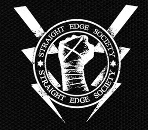 Straight Edge Society Logo 4.5x4" Printed Patch