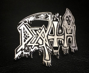 Death - Bloody Logo 2" Metal Badge Pin