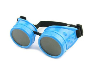 Baby Blue Plain Welding Goggles