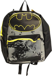 Batman Logo and Splattered Backpack with Hooded Cape