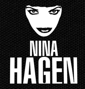 Nina Hagen Face 4x4" Printed Patch