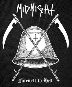 Midnight - Farewell to Hell 12x15" Backpatch