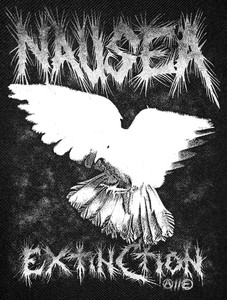 Nausea - Extinction 12x14" Backpatch
