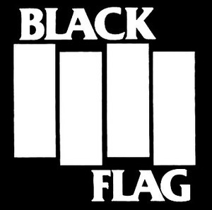 Black Flag Logo 4x4" Printed Patch