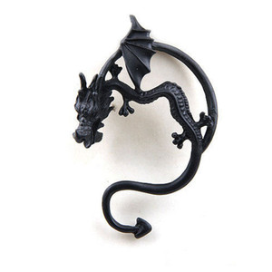 Black Dragon Ear Cuff Earring