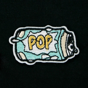 Food - Soda Pop Can 2x1" Embroidered Patch