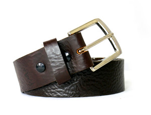 Brown Chocolate Wide Leather Belt