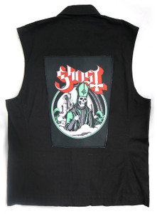 Ghost Pope 13.5x10.5" Color Backpatch