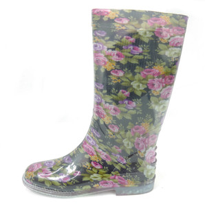 Panam - Flower Pattern Women's Rain Boots