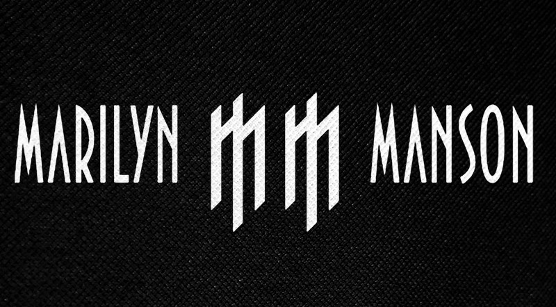 Marilyn Manson MM Logo Printed Patch