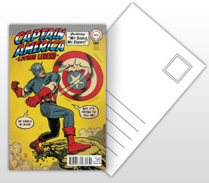 Captain America - - My Shield, My Enemy Comic Postal Card