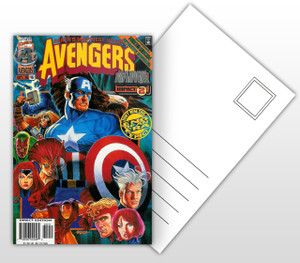 Avengers Onslaught Impact 2 Comic Cover Postal Card