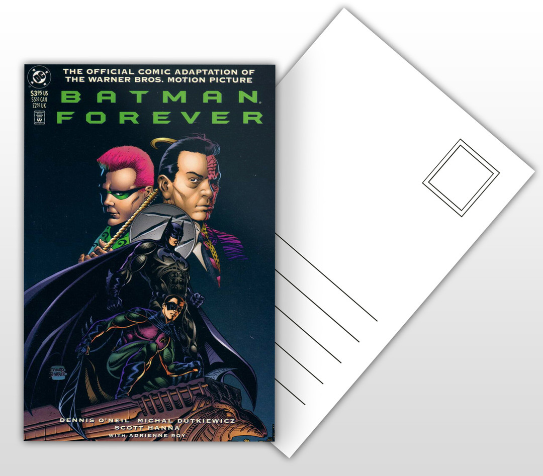 Batman Forever Comic Adaptation Comic Cover Postal Card