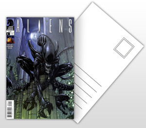 Aliens #1 Comic Cover Postal Card