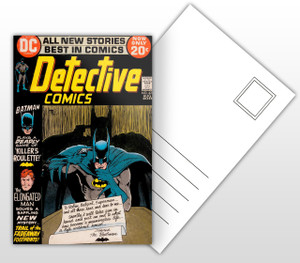 Batman Plays A Deadly Game of Killer's Roulette Comic Cover Postal Card