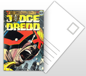 Judge Dredd #22 Comic Cover Postal Card