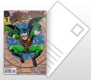 Robin #1 Comic Cover Postal Card