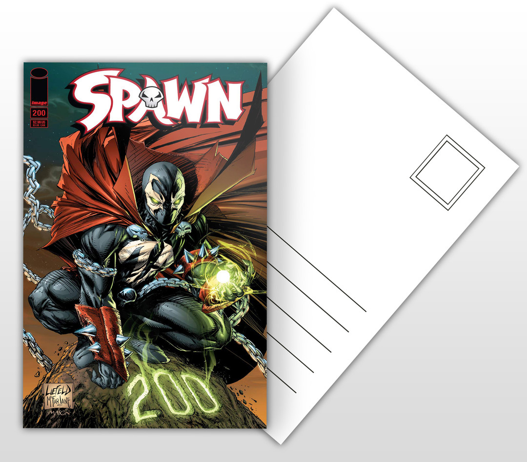 Spawn #200 Comic Cover Postal Card