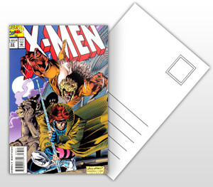 X-Men #33 Comic Cover Postal Card