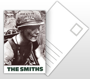 The Smiths Meat is Murder Album Cover Postal Card
