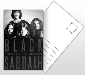 Black Sabbath Symptom of the Universe Album Cover Postal Card