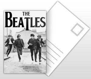The Beatles Band Picture Postal Card
