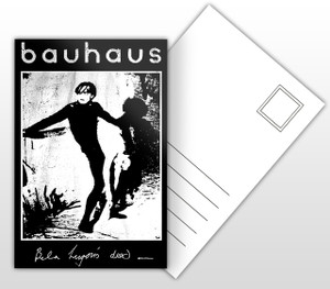 Bauhaus Bella Lugosi Is Dead Album Cover Postal Card