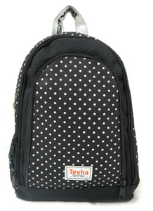 Tevha Supplies - White Polka Dot Cosmy Mini Backpack