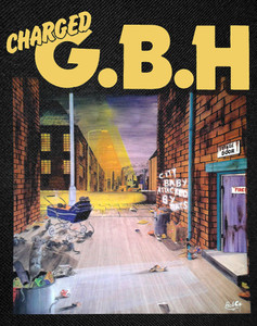 G.B.H - City Baby Attacked By Rats 12x16" Backpatch