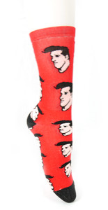 Morrissey Face Collage Socks