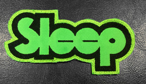 Sleep - Green Logo 4.5" Embroidered Patch