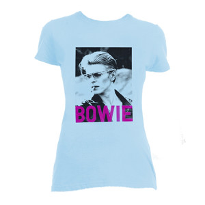 David Bowie Sky Blue Women's T-Shirt