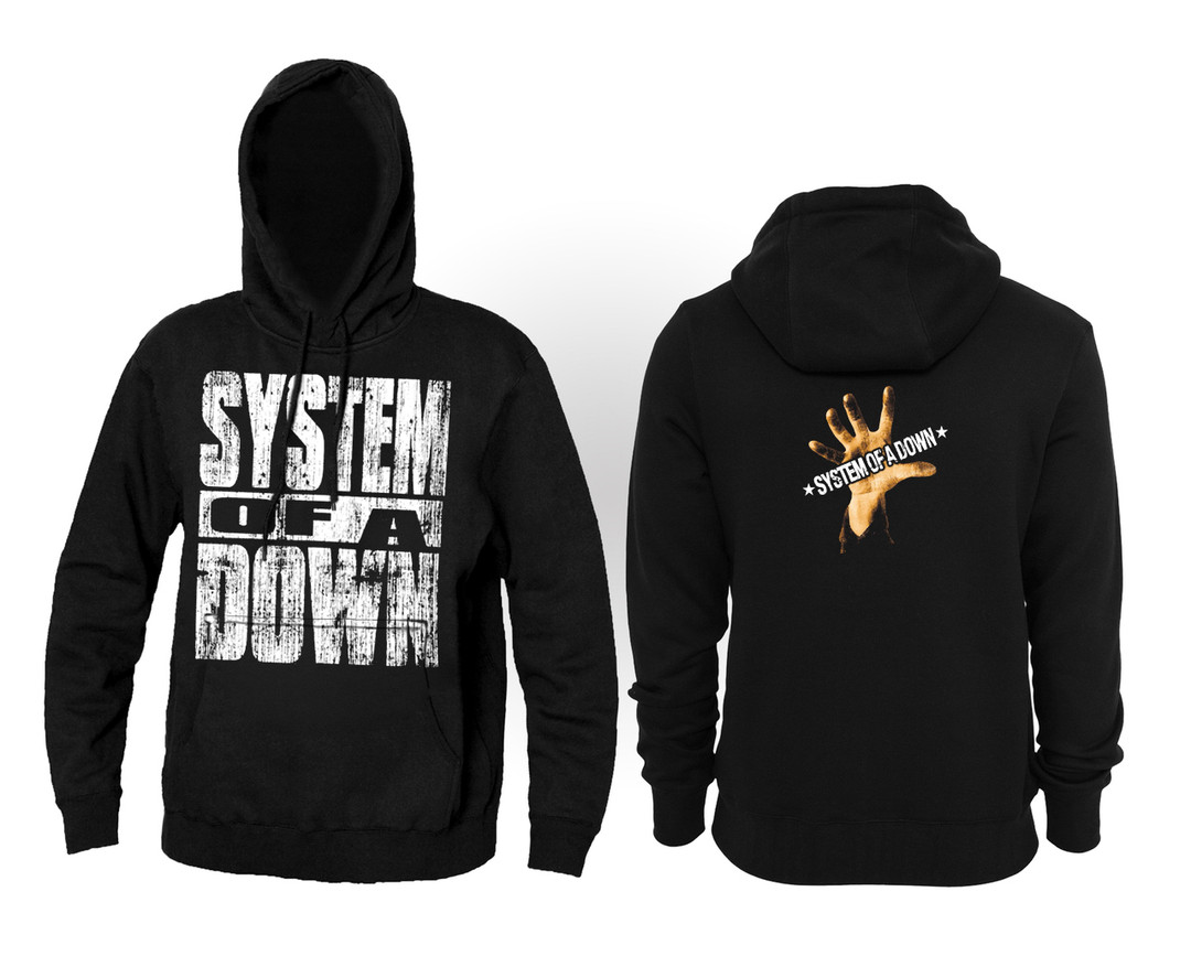 System of a Down Self Titled Album Hooded Sweatshirt