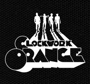 Clockwork Orange Silhouettes 4x4" Printed Patch