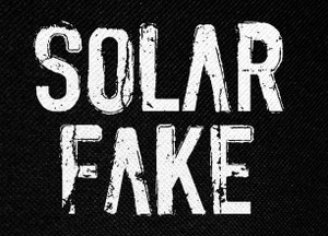 Solar Fake Logo 4x5" Printed Patch