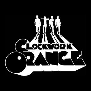 Clockwork Orange Silhouette 4x4" Printed Sticker