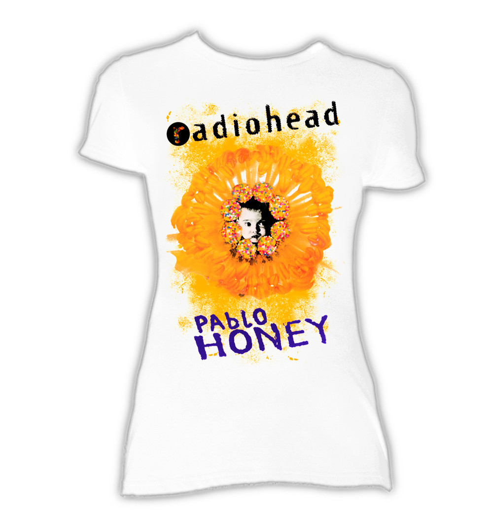 Radiohead - Pablo Honey White Women's T-Shirt - Nuclear Waste