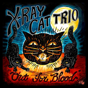 X-Ray Cat Trio - Out For Blood 4x4" Color Patch