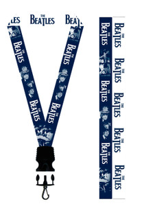 The Beatles Blue and White Lanyard